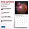 Plato; Outer Space | 2027 12 x 24 Inch (Hanging) Monthly Square Wall Calendar | Foil Stamped Cover; Category:Wall Calendars; Image:7